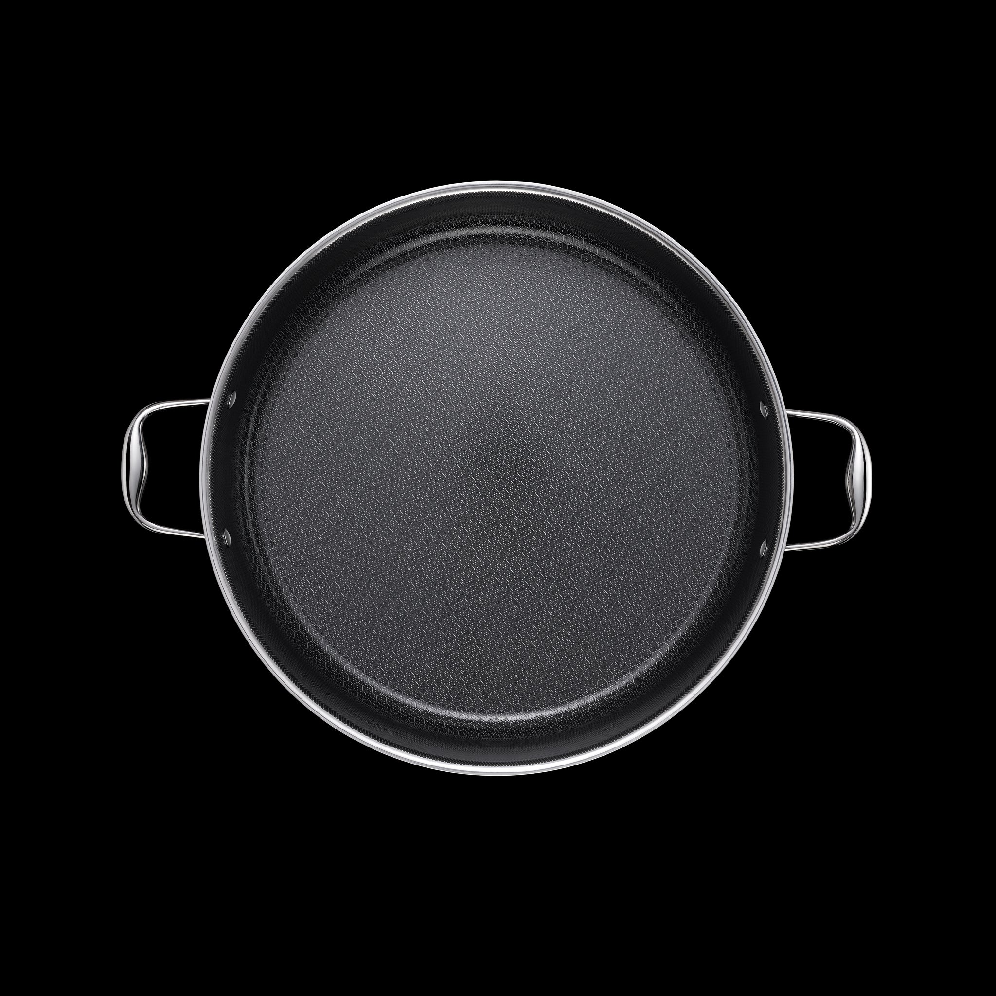 9.5 Litre Hybrid Deep Sauté Pan with Lid - Image 3